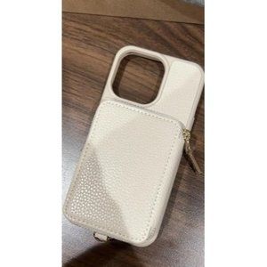 New iPhone 13 Wallet Case with Credit Card Holder, Zipper RFID Blocking Leather